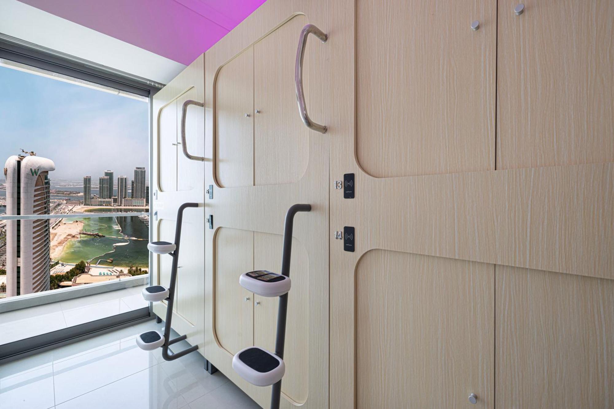 Capsule Experience Duplex - Panoramic Sea View - Nowmade La Marina Hostel Dubai Exterior photo