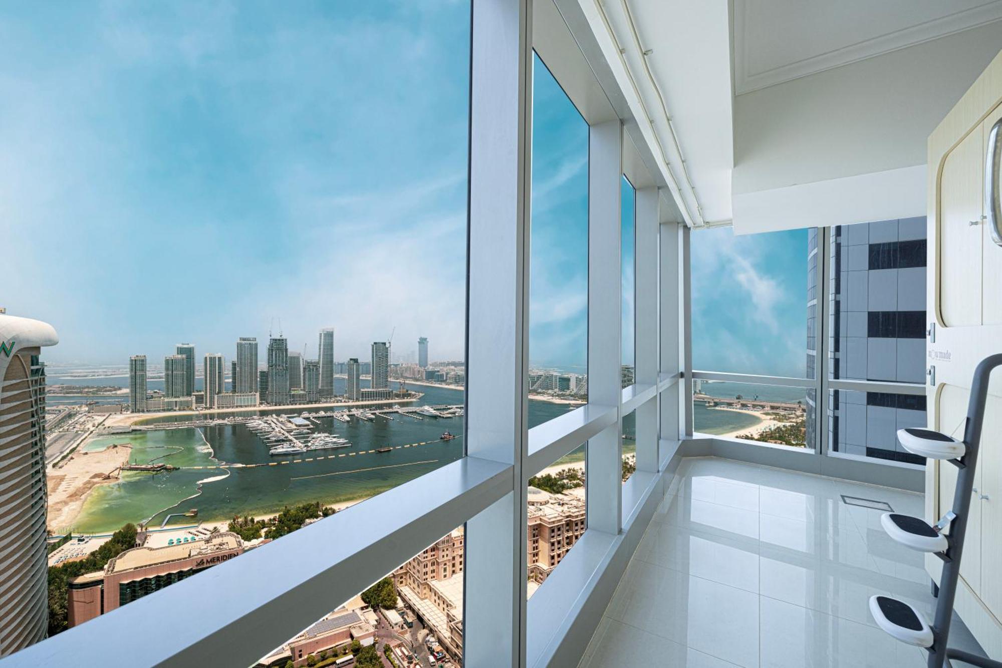 Capsule Experience Duplex - Panoramic Sea View - Nowmade La Marina Hostel Dubai Exterior photo